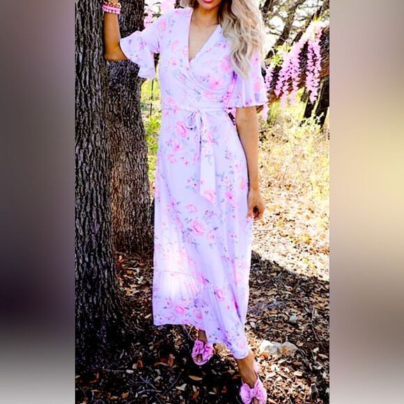 NWOT Floral Maxi Dress - Picture 1 of 4